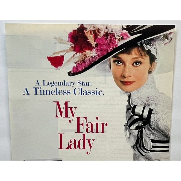 My Fair Lady VHS Release Print Ad Vintage 90s THX Home Video Audrey Hepburn - Picture 4 of 5